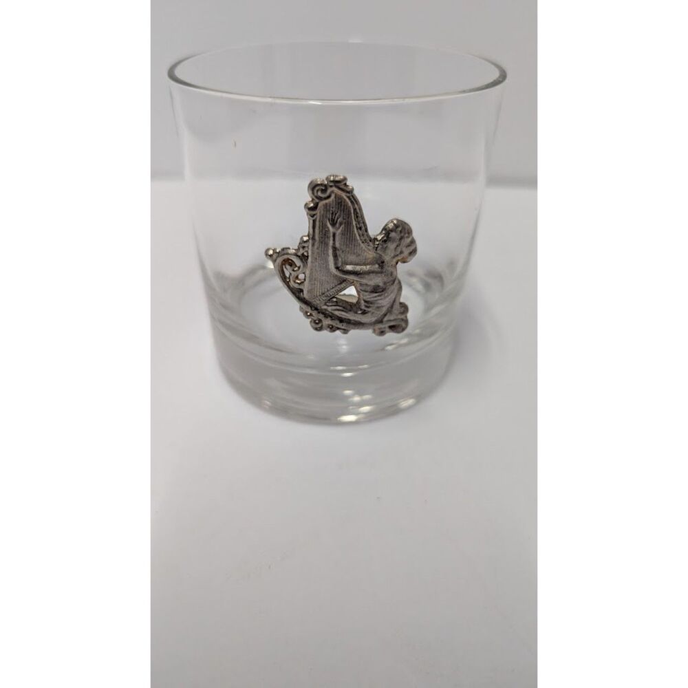 Vintage Deluxe Bohemian Glass Virgo Zodiac Whiskey Tumbler - 10 oz